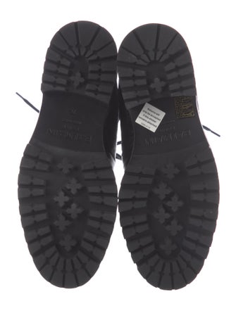 Balmain Leather Combat Boots