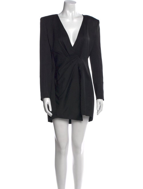 Balmain V-Neck Mini Dress