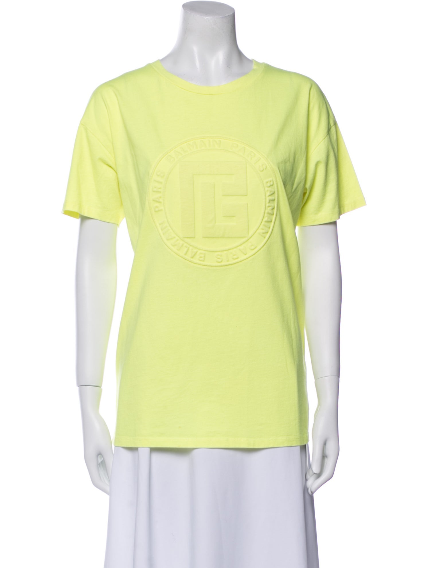 Balmain Graphic Print Crew Neck T-Shirt