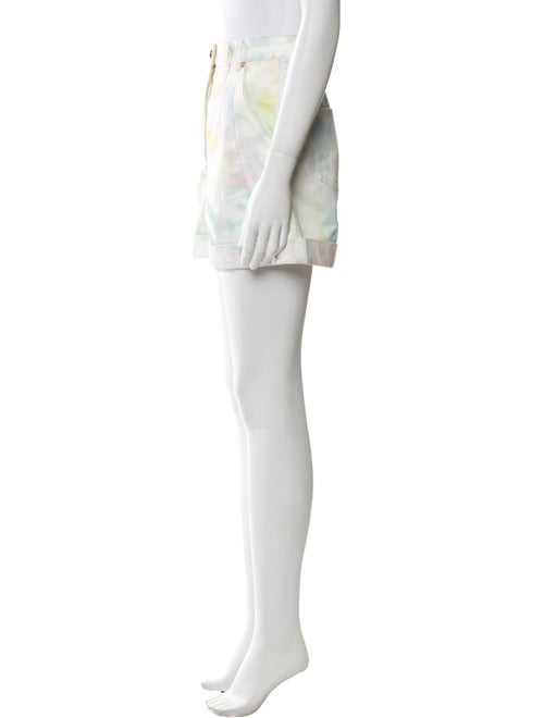 Balmain Tie-Dye Print Mini Shorts