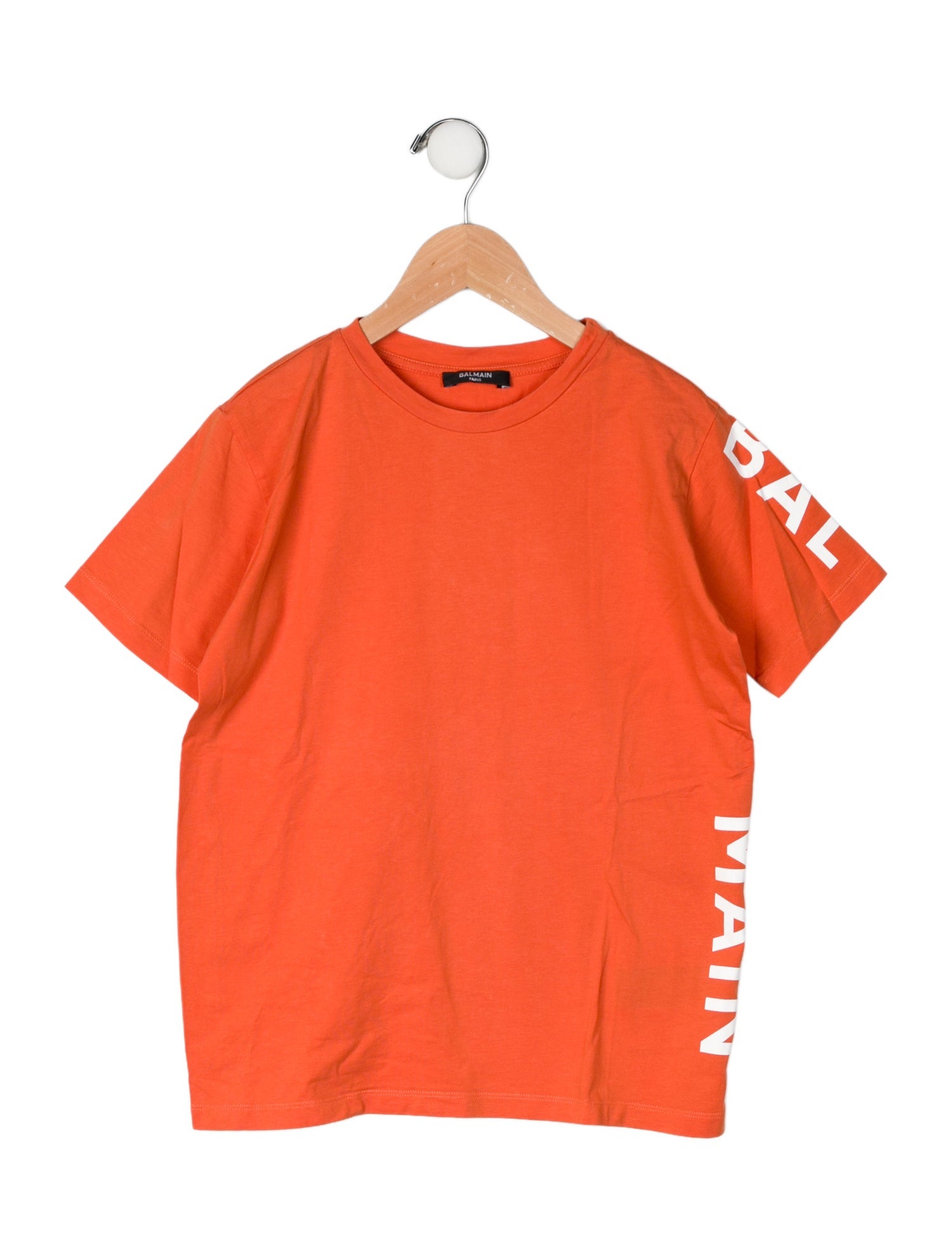Balmain Logo Print T Shirt
