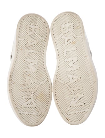 Balmain Leather Sneakers