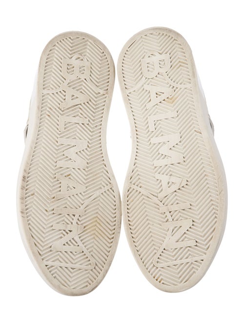 Balmain Leather Sneakers