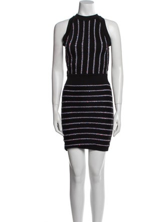 Balmain Striped Mini Dress