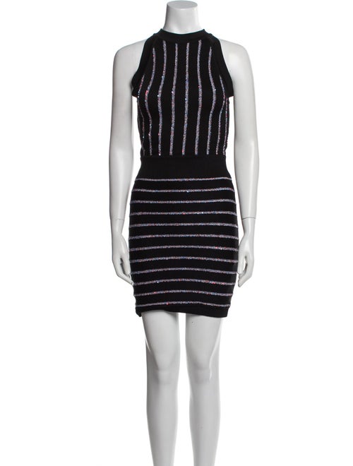 Balmain Striped Mini Dress