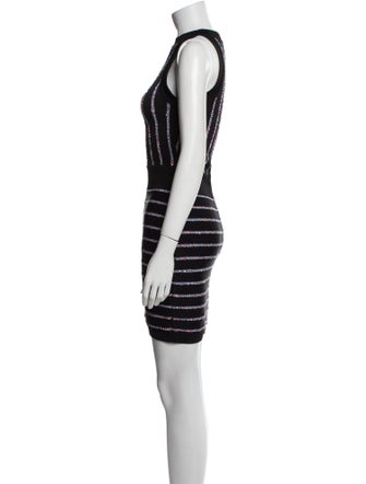 Balmain Striped Mini Dress