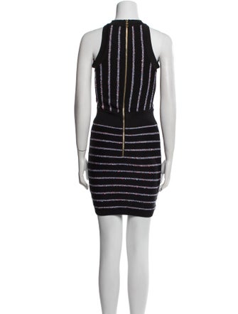 Balmain Striped Mini Dress