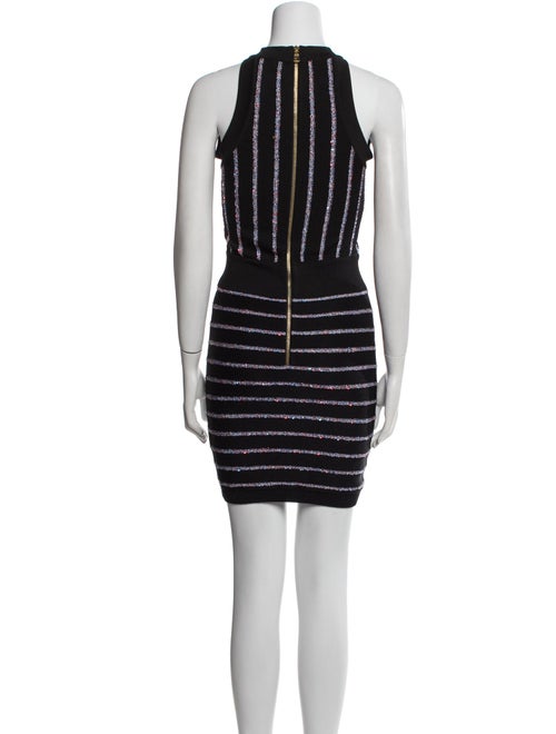 Balmain Striped Mini Dress