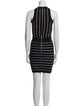 Balmain Striped Mini Dress