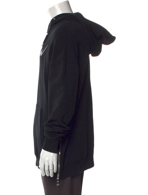 Balmain Graphic Print Crew Neck Hoodie