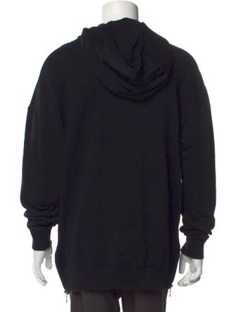 Balmain Graphic Print Crew Neck Hoodie