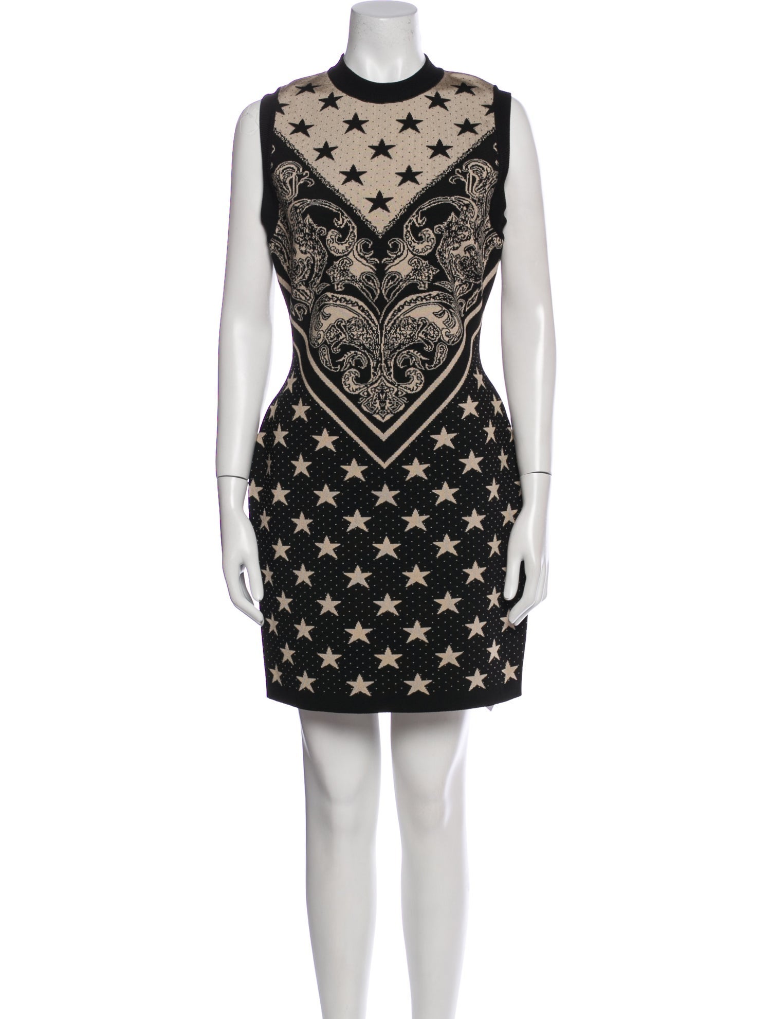 Balmain Printed Mini Dress w/ Tags