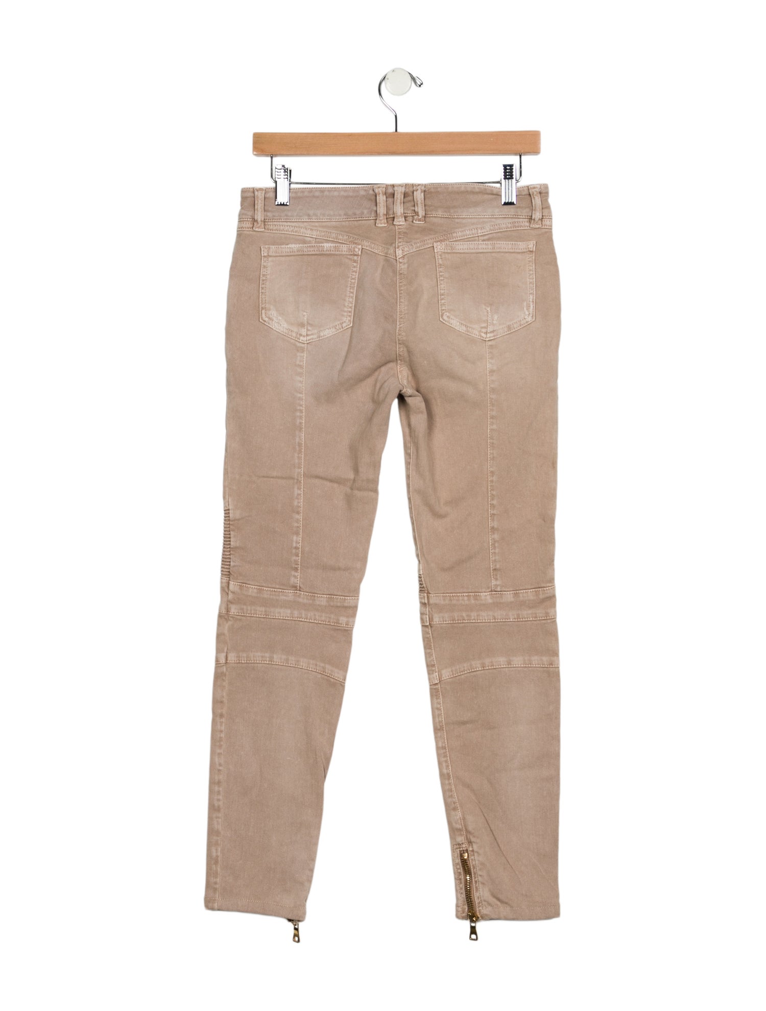 Balmain Mid-Rise Straight Leg Jeans
