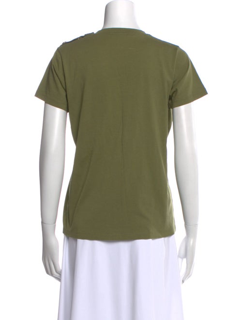 Balmain Graphic Print Crew Neck T-Shirt