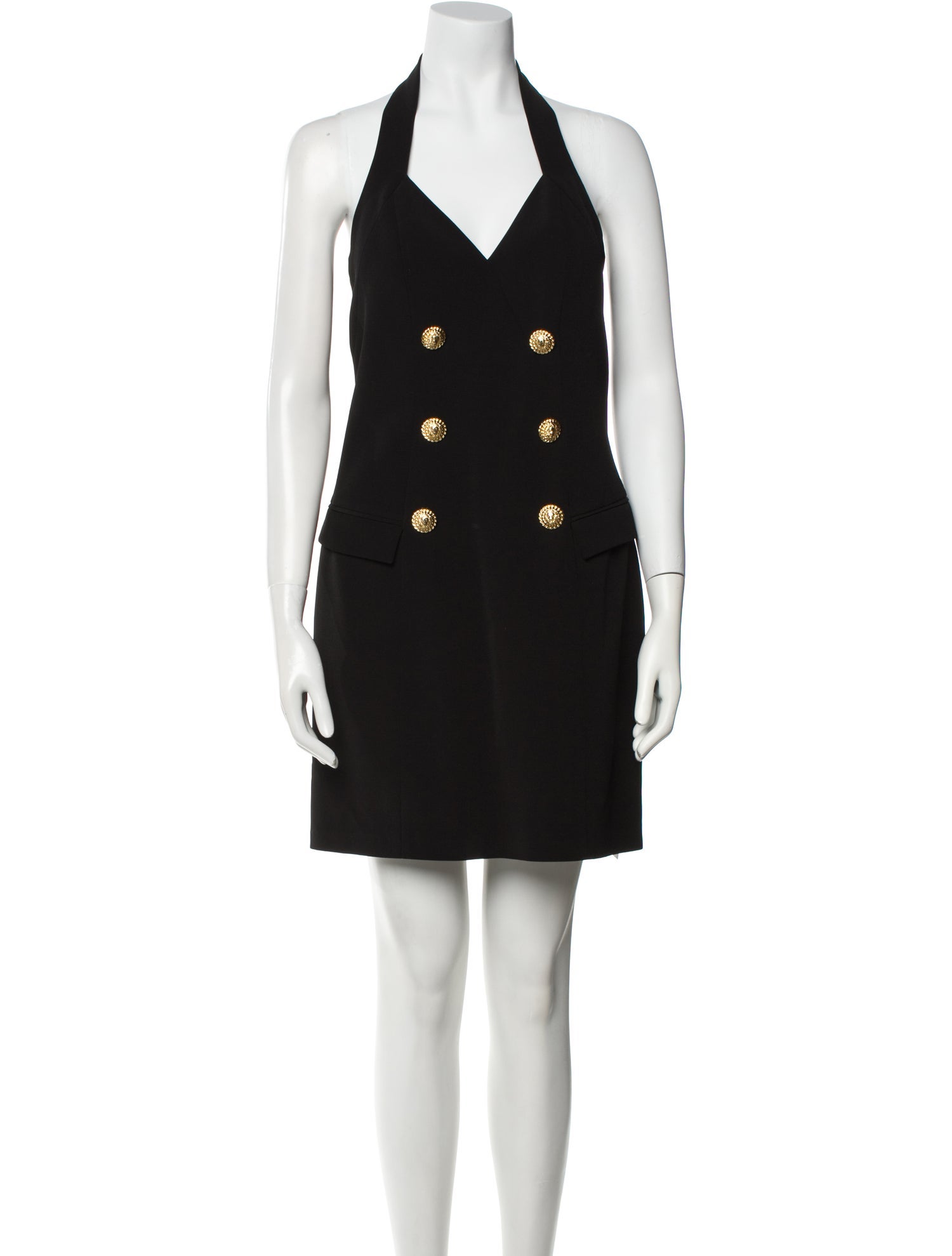 Balmain Halterneck Mini Dress
