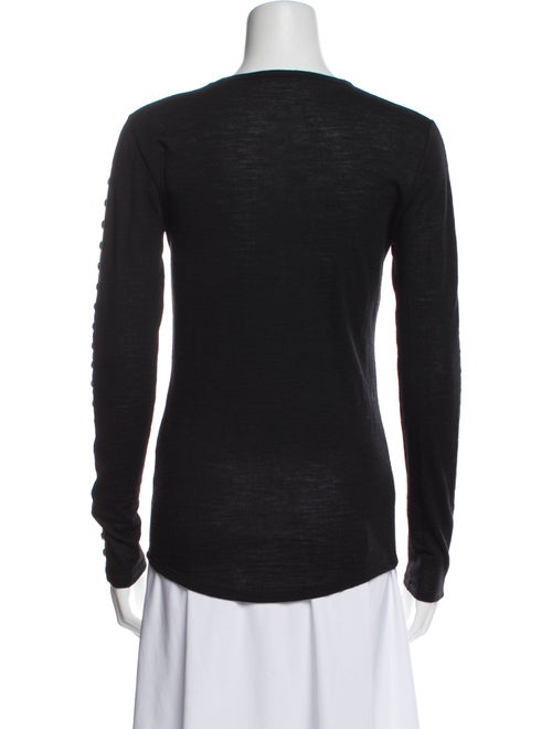Balmain Wool Scoop Neck Sweater