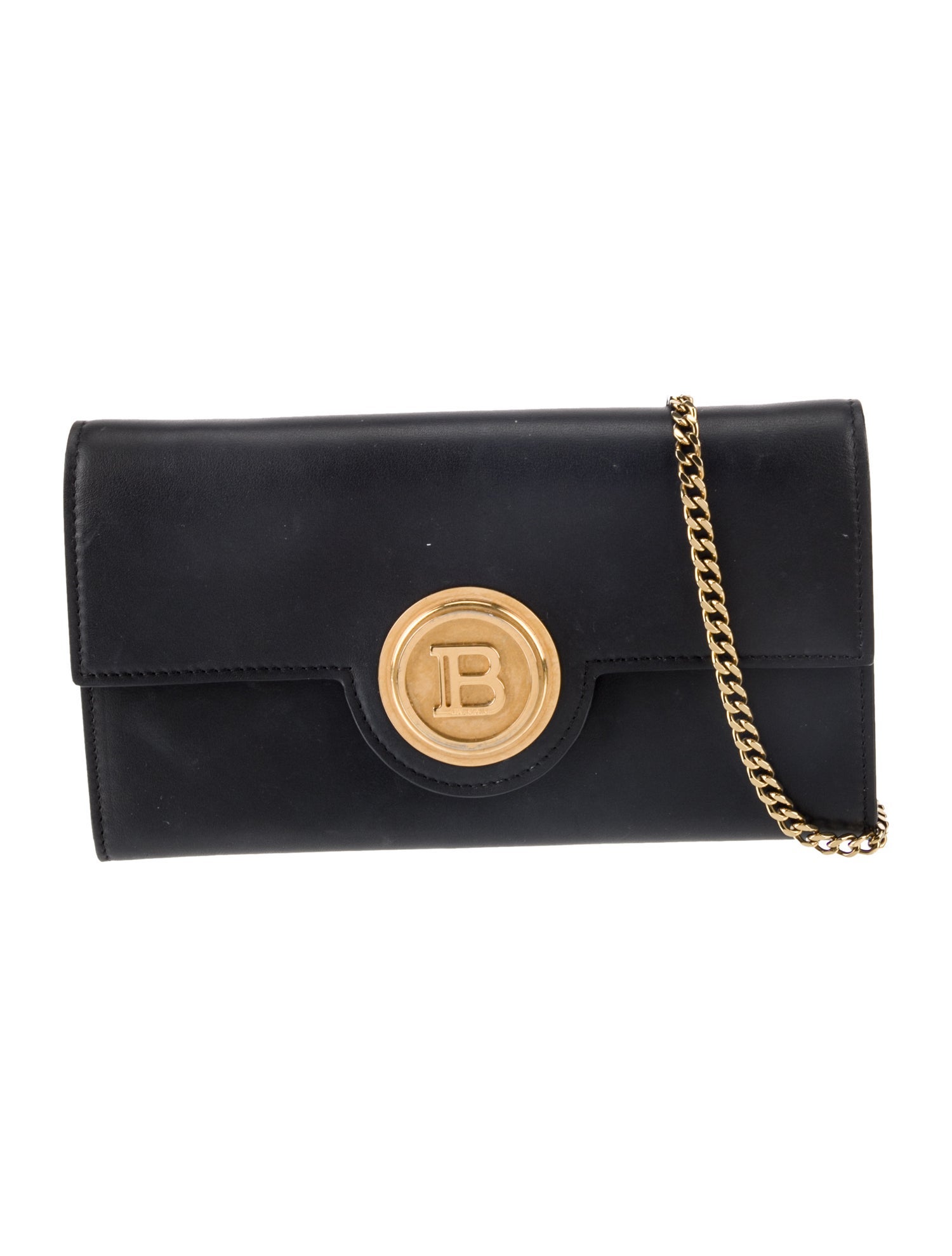 Balmain Leather Clutch