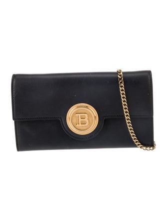 Balmain Leather Clutch
