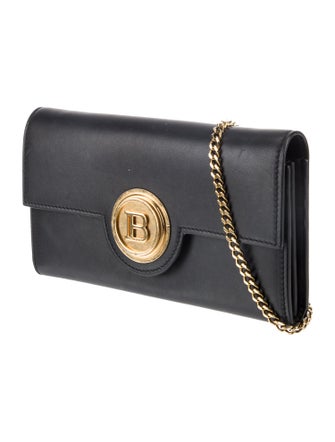 Balmain Leather Clutch