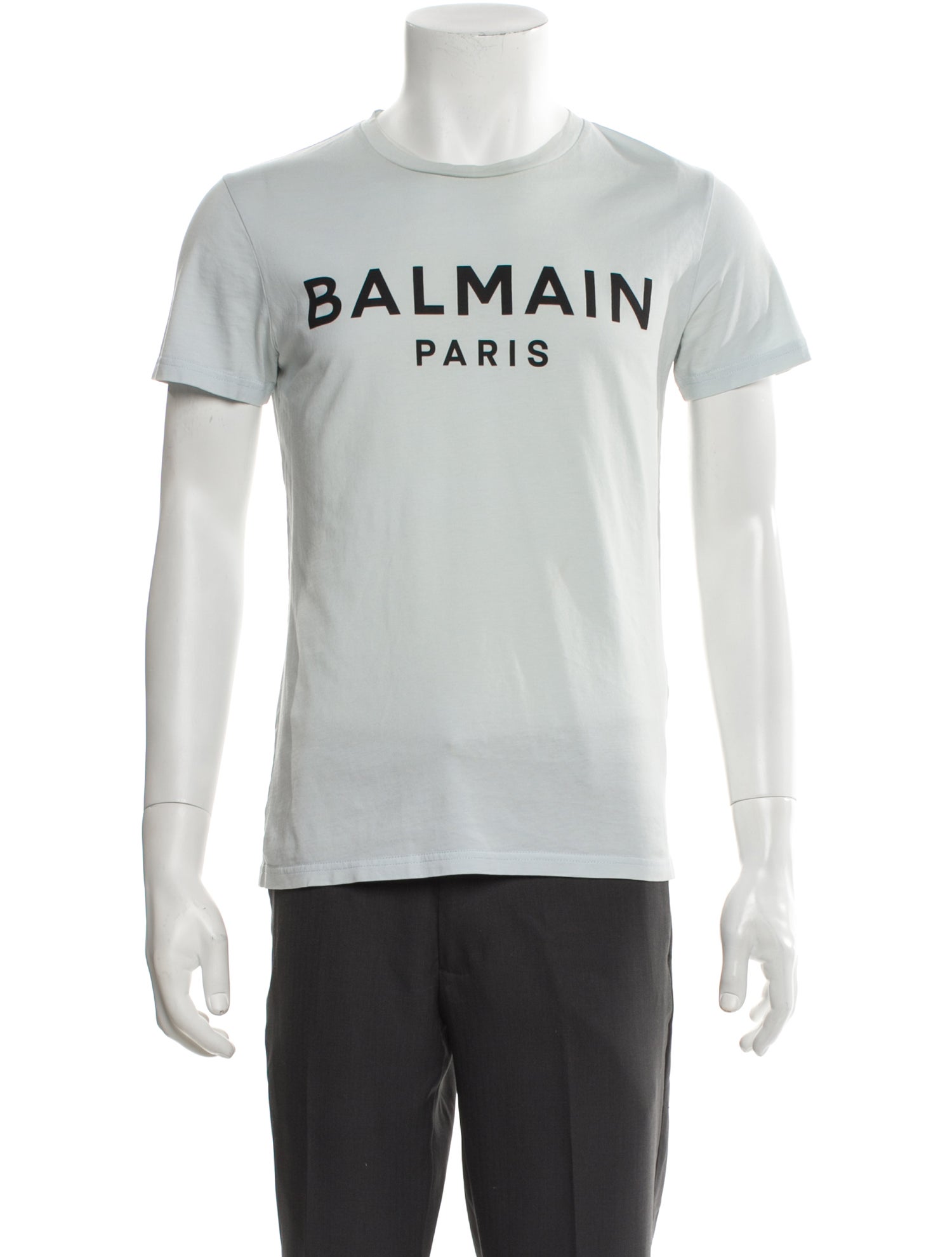 Balmain Graphic Print Crew Neck T-Shirt