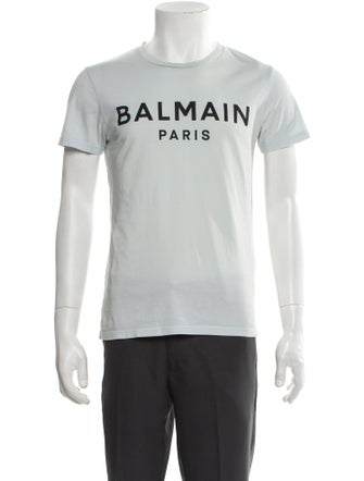 Balmain Graphic Print Crew Neck T-Shirt