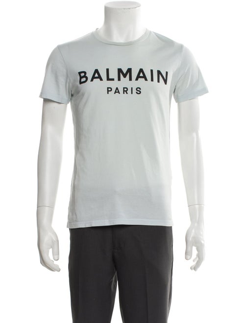 Balmain Graphic Print Crew Neck T-Shirt