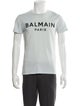 Balmain Graphic Print Crew Neck T-Shirt