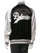 Balmain Striped Bomber Jacket