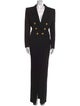 Balmain Wool Long Dress