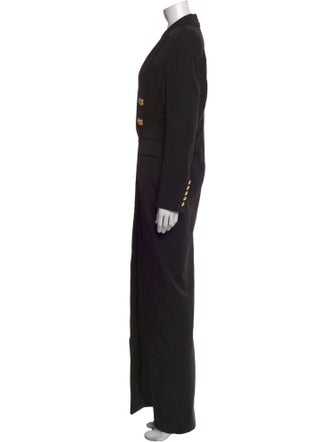 Balmain Wool Long Dress