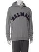 Balmain Graphic Print Crew Neck Hoodie