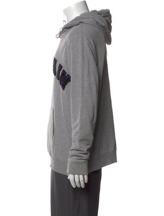 Balmain Graphic Print Crew Neck Hoodie