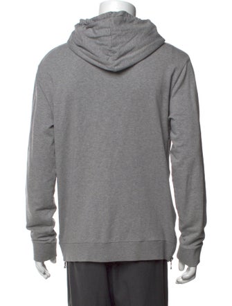 Balmain Graphic Print Crew Neck Hoodie