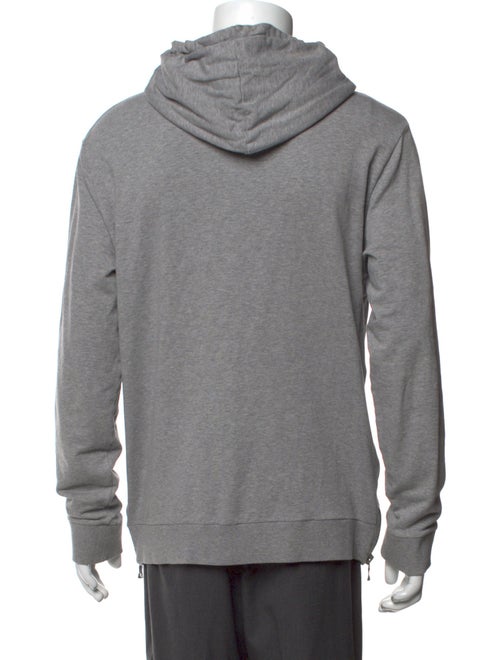 Balmain Graphic Print Crew Neck Hoodie