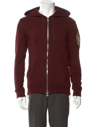Balmain Crew Neck Long Sleeve Hoodie