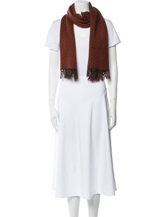 Balmain Cashmere Printed Scarf