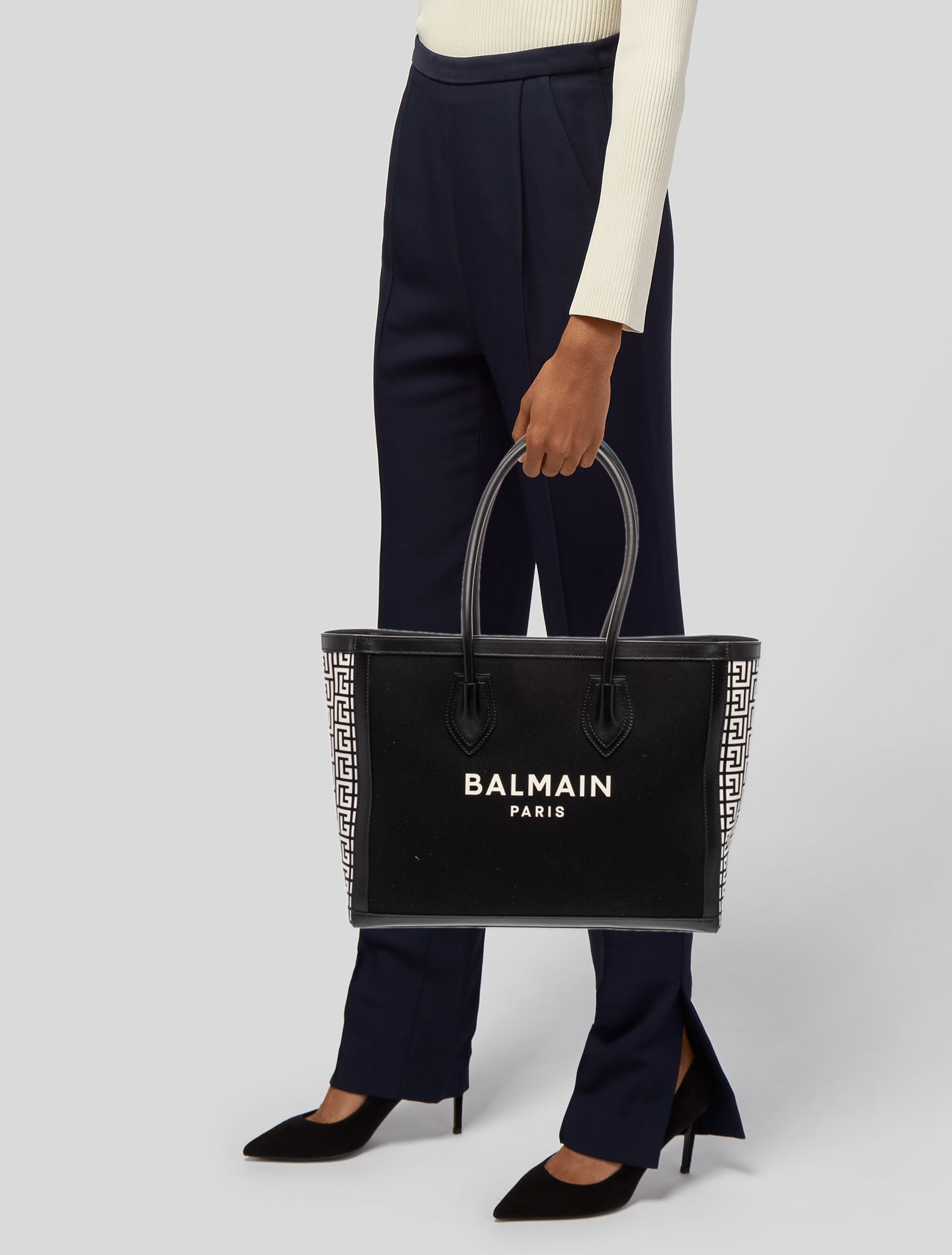 Balmain Canvas Tote