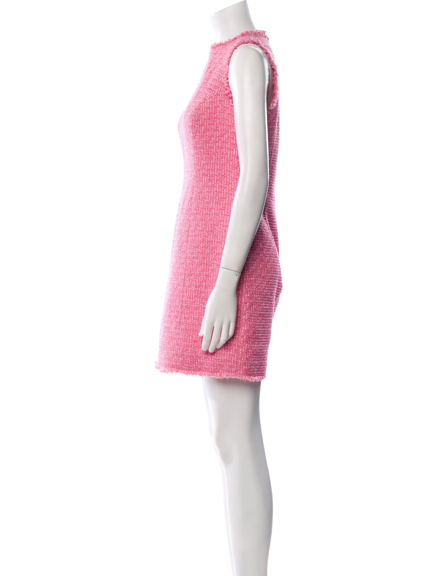 Balmain Crew Neck Mini Dress