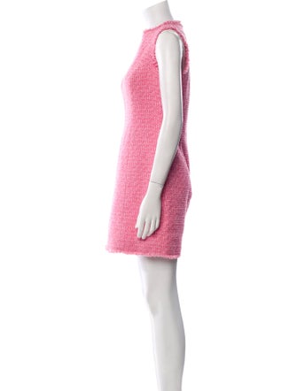 Balmain Crew Neck Mini Dress