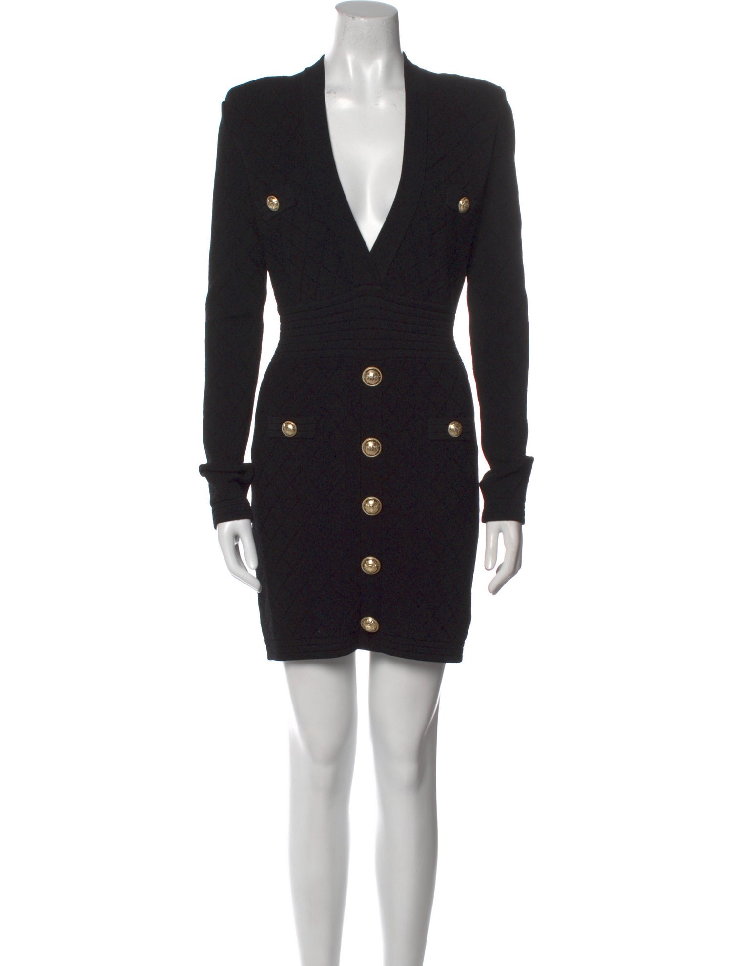 Balmain Wool Mini Dress