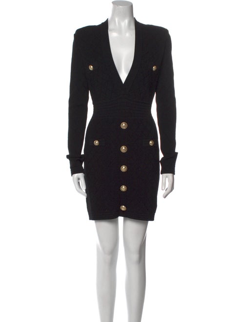 Balmain Wool Mini Dress