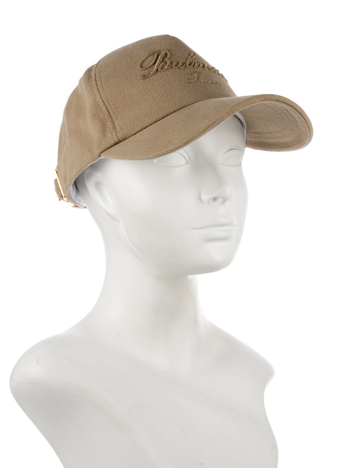 Balmain Canvas Hat Size TU