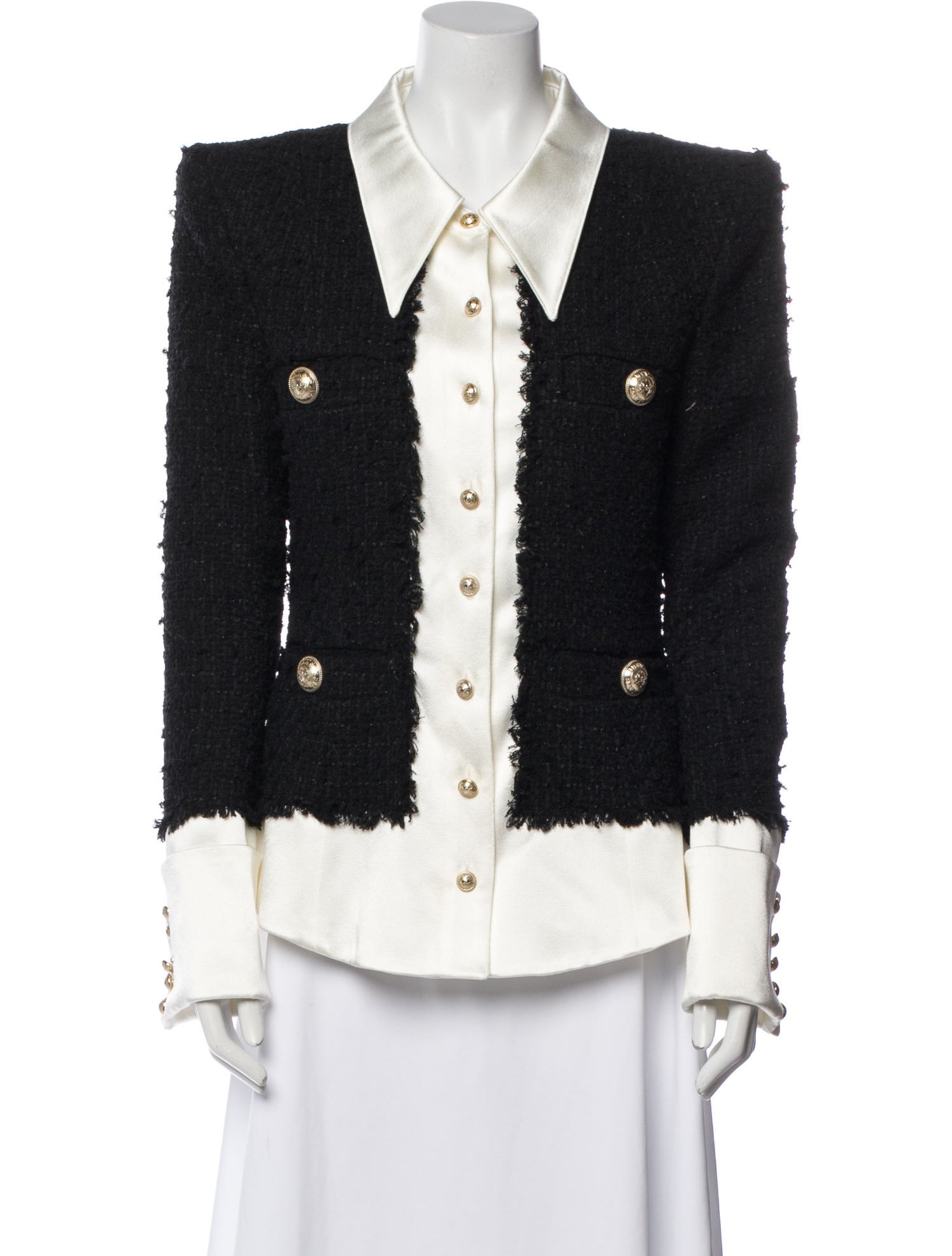 Balmain Tweed Evening Jacket