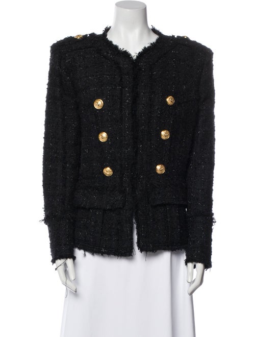 Balmain Tweed Pattern Evening Jacket