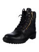 Balmain Patent Leather Combat Boots