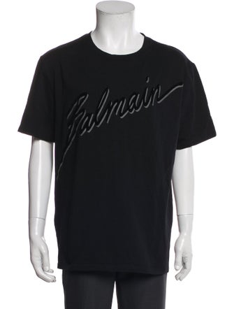 Balmain Graphic Print Crew Neck T-Shirt