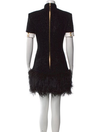 Balmain Wool Mini Dress
