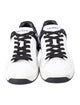Balmain Leather Colorblock Pattern Sneakers