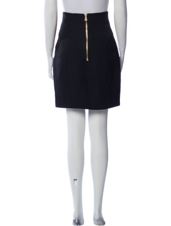 Balmain Wool Knee-Length Skirt