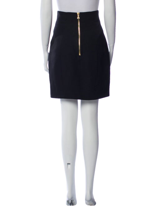 Balmain Wool Knee-Length Skirt